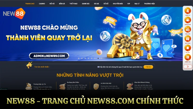 New88 48 Trang chủ NEW88 chính thức 2026 – Giao diện cá cược hiện đại